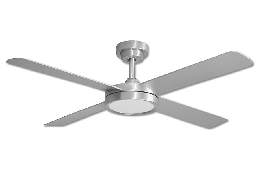 Pinnacle 3 Brushed Aluminium 132cm (52”) with 18w CCT LED Light