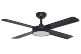 Pinnacle V2 Matt Black 132cm (52”) with 18w CCT LED Light