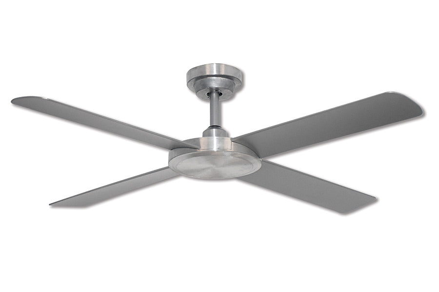 Pinnacle V2 Brushed Aluminium 132cm (52”) with Silver Blades