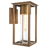 RYDE 1LT EXTERIOR WALL LIGHT AGED BRASS