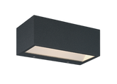 Wall Light 15w/tc Rectangular Bk