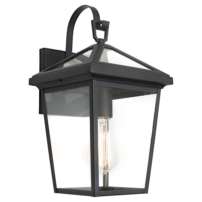 VERONA 1LT EXTERIOR WALL LIGHT BLACK