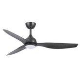 Eco Style DC Ceiling Fan with Remote Control & CCT LED – Black 52″