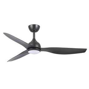 Eco Style DC Ceiling Fan with Remote Control & CCT LED – Black 52″