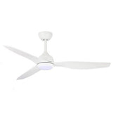 Eco Style DC Ceiling Fan with Remote Control & CCT LED – White 52″