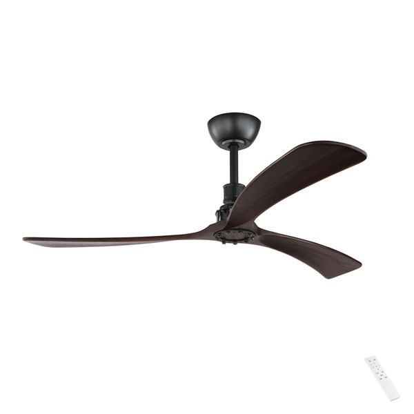 Zapallar 52 Dc Fan Dark Wood/blk