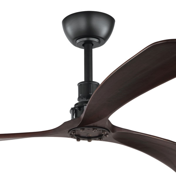 Zapallar 52 Dc Fan Dark Wood/blk