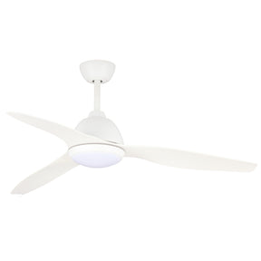 Fanco Breeze Ac - 52 132cm - BLACK Motor - BLACK Blades - Led Light - Ceiling Fan - Lux Lighting