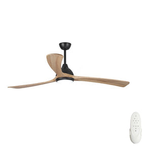 Fanco Sanctuary Dc With Cct Led - 86 218cm - BLACK Motor - BLACK Blades - Ceiling Fan - Lux Lighting