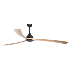 Fanco Sanctuary Dc - 86 218cm BLACK Motor BLACK Blades - Ceiling Fan - Lux Lighting