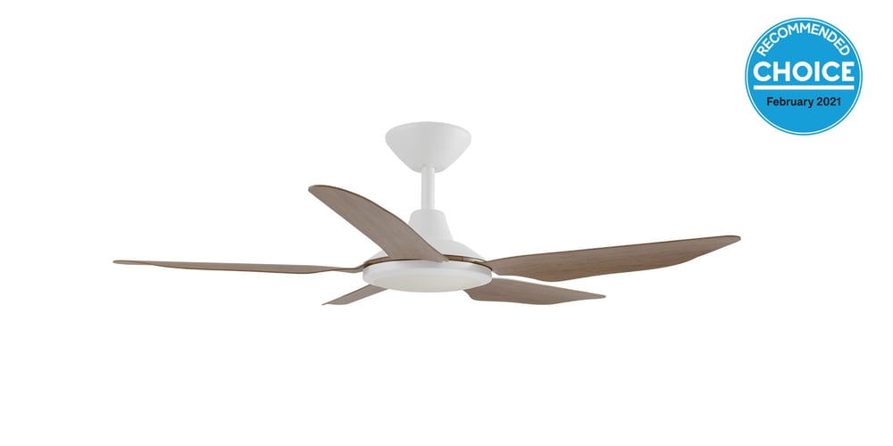 Storm DC 56 BLACK 18w LED CCT - Ceiling Fan - Lux Lighting