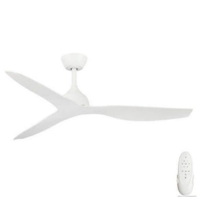 Fanco Eco Style Dc - 52 132cm - BLACK Motor - BLACK Blades - No Light - Ceiling Fan - Lux Lighting